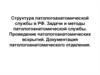 Структура патологоанатомической службы в РФ. Задачи и методы патологоанатомической службы