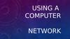 Использование компьютерной сети