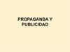 Propaganda y publicidad