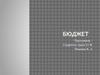Бюджет. Грошове вираження збалансованого розпису доходів і видатків держави