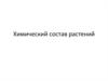 Химический состав растений