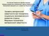 Уровень материнской смертности как показатель социально-экономического развития страны
