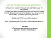 Аттестационная работа. Проектная деятельность на уроках русского языка и литературы
