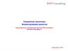 Управление проектами. Финансирование проектов