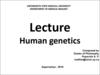 Human genetics