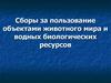 Сборы за пользование объектами животного мира и водных биологических ресурсов