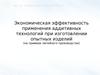 Эффективность аддитивных технологий