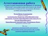 Аттестационная работа. Исследовательская деятельность как условие развития одарённой личности