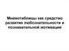 Мнемотаблицы как средство развития любознательности и познавательной мотивации