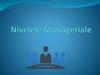 Nivelele manageriale