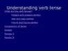 Understanding verb tense