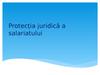 Protecția juridică a salariatului