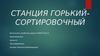 Станция Горький-сортировочный. Техническая информация