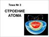 Строение атома. Лекция 3