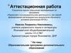 Аттестационная работа. Профессионально-ориентированный кружок «Секреты профессии»