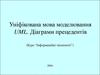 Уніфікована мова моделювання UML. Діаграми прецедентів