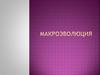 Макроэволюция