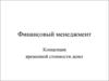 Финансовый менеджмент. Концепция временной стоимости денег