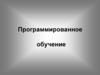 Программированное обучение