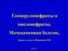 Гломерулонефриты и пиелонефриты. Мочекаменная болезнь