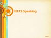 IELTS Speaking