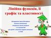 Лінійна функция, її графік