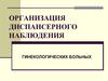 Организация диспансерного наблюдения гинекологических больных
