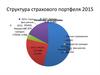 Структура страхового портфеля 2015