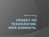 Проект по технологии. Моя комната