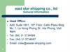 Presentation for east star shipping