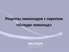Рецепты лимонадов с сиропом «Клауди лимонад»