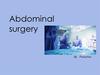 Абдоминальная хирургия