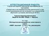 Аттестационная работа. Методическая разработка элективного курса «Мир. Мыслим, исследуем, реализуем»