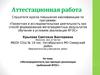 Аттестационная работа. Метапредментость как принцип реализации требований ФГОС