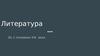 Литература во второй половине XIX века