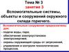 Вспомогательные системы, объекты и сооружений окружного склада горючего