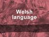 Welsh language