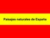 Paisajes naturales de España