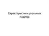 Характеристики угольных пластов
