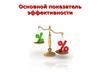 Основной показатель эффективности