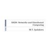 SSD8: Networks and Distributed Computing