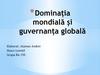 Dominația mondială și guvernanța globală