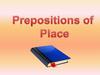 Prepositions of Place