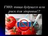 ГМО. Пища будущего или риск для здоровья