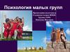 Понятие малой группы