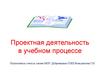 Проектная деятельность в учебном процессе