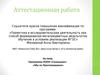 Аттестационная работа. "Мы из Простоквашино" программа летнего лагеря «Солнышко»