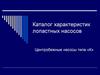 Каталог характеристик лопастных насосов