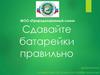 Батарейки. Принцип и состав батарейки. Утилизация. Экобоксы и экотерминалы