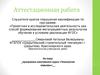 Аттестационная работа. Программа элективного курса. Технология карьеры